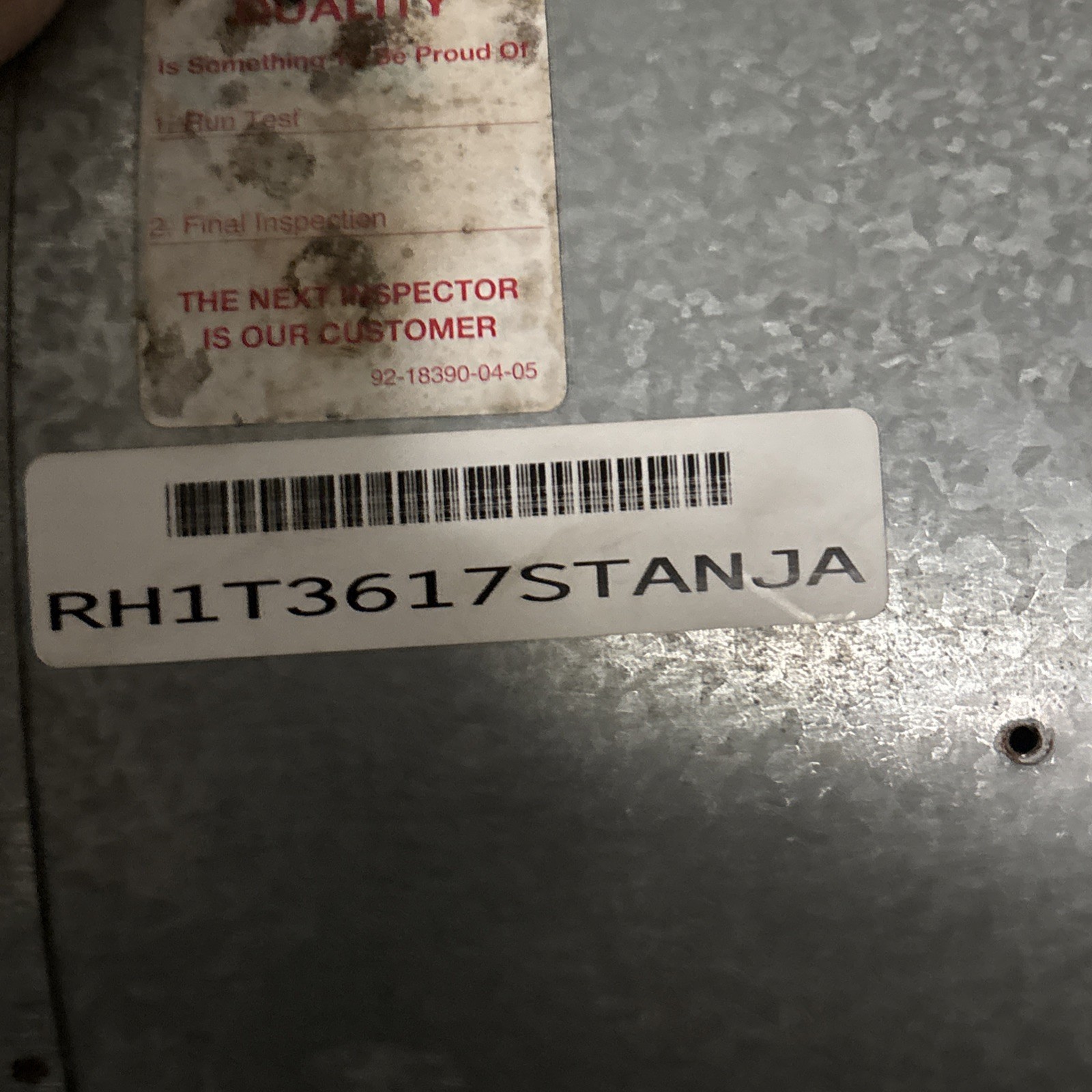 2.5 ton Fan Blower Motor / Module RH1T3617STANJA Only About 6 Mo Old For Rheem