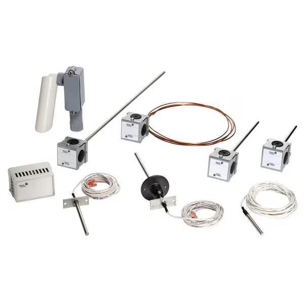 Controls Temperature Sensor, Nickel 1k ohm, Well, Plastic, 8′ TE-6312P-1