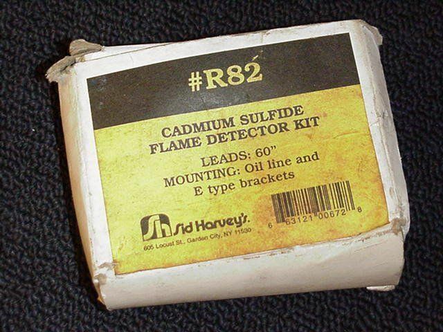 Sid Harvey #R82 Cadmium Sulfide Flame Detector Kit / Oil Line & e – Brackets
