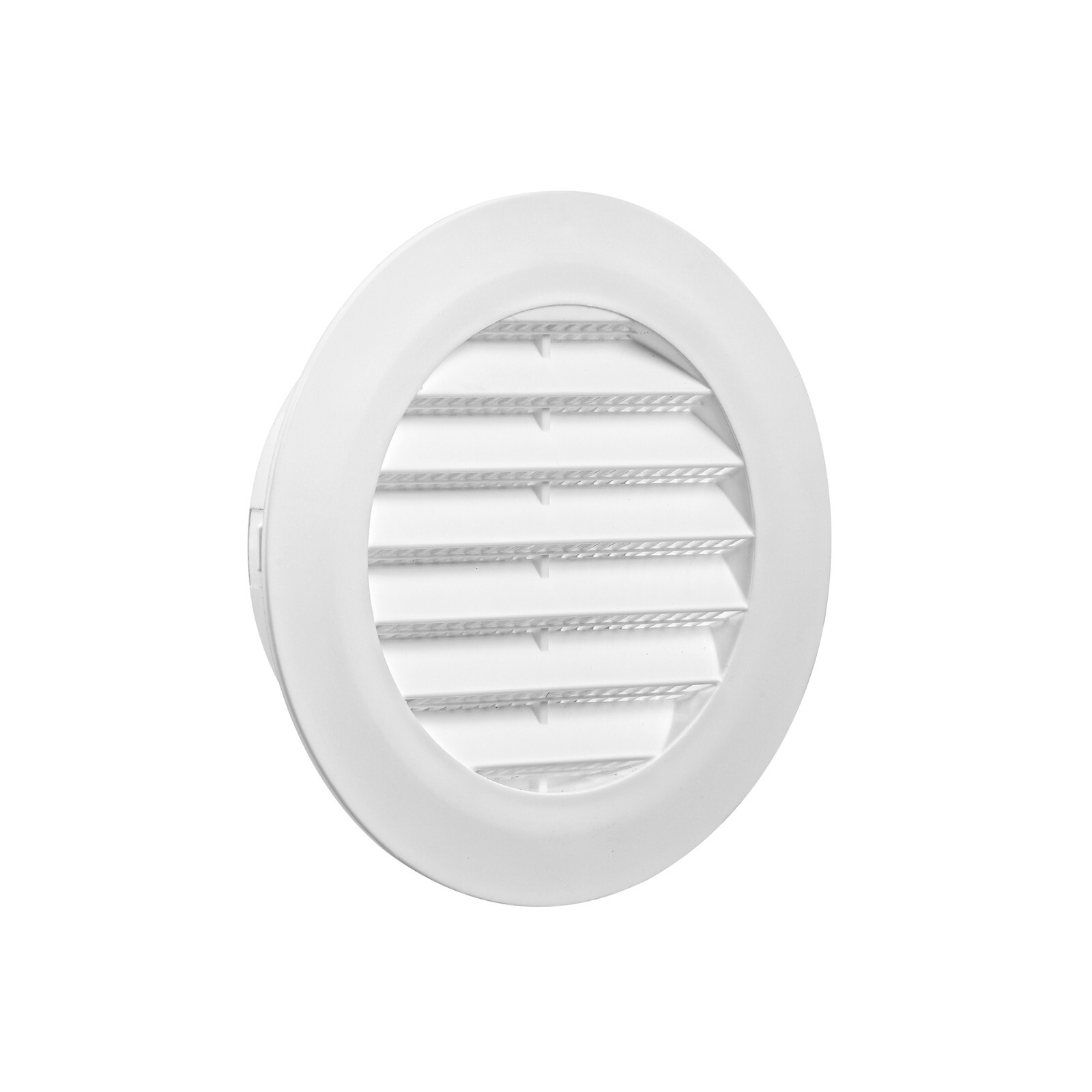 4 inch White Plastic Flush Mount Round Vent – Friction Fit – (36 Vents)