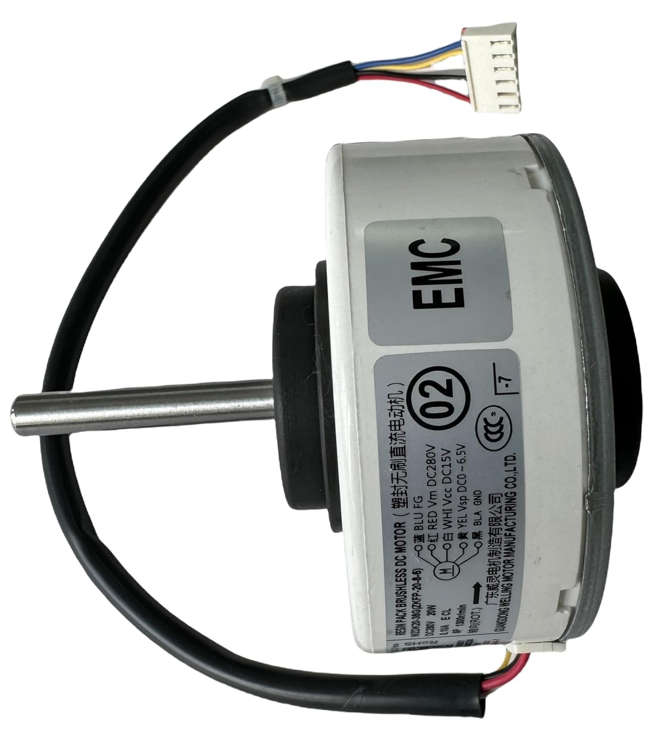 20W DC Brushless Fan Motor OEM WZDK20-38G ZKFP-20-8-6 Air Conditioning Motor