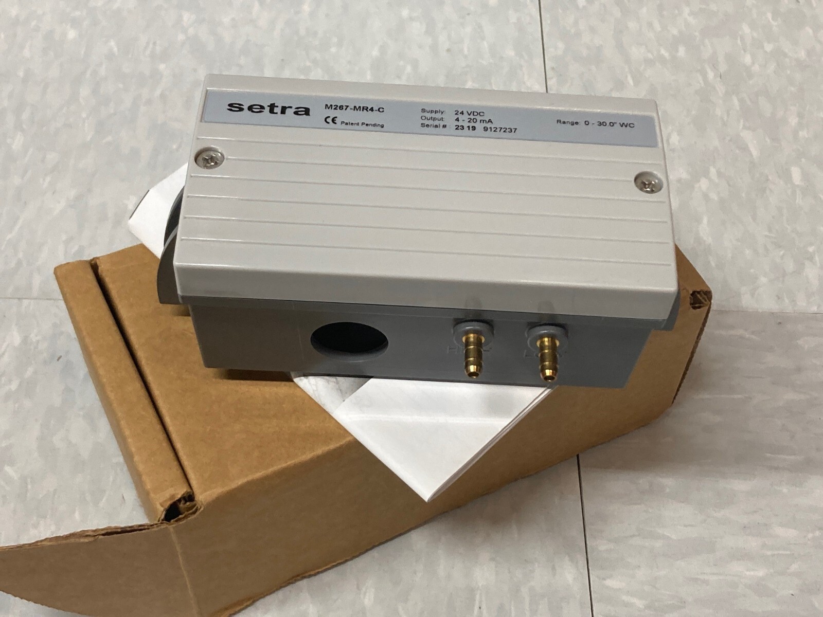 Setra M267-MR4-V10 Differential Pressure Transmitter