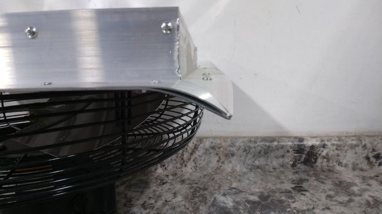 Dayton 484X44 1/3 HP 1550 RPM 115VAC 20 In Blade Dia Shutter Mount Exhaust Fan