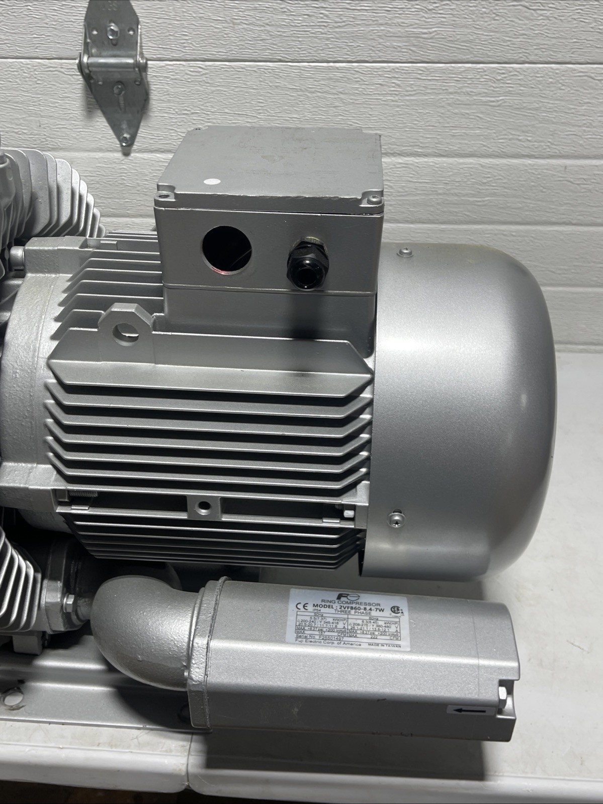 Fuji Electric 2Vfb60-8.4-7W Regenerative Blower,2 In.,7.40 Hp,3 Ph