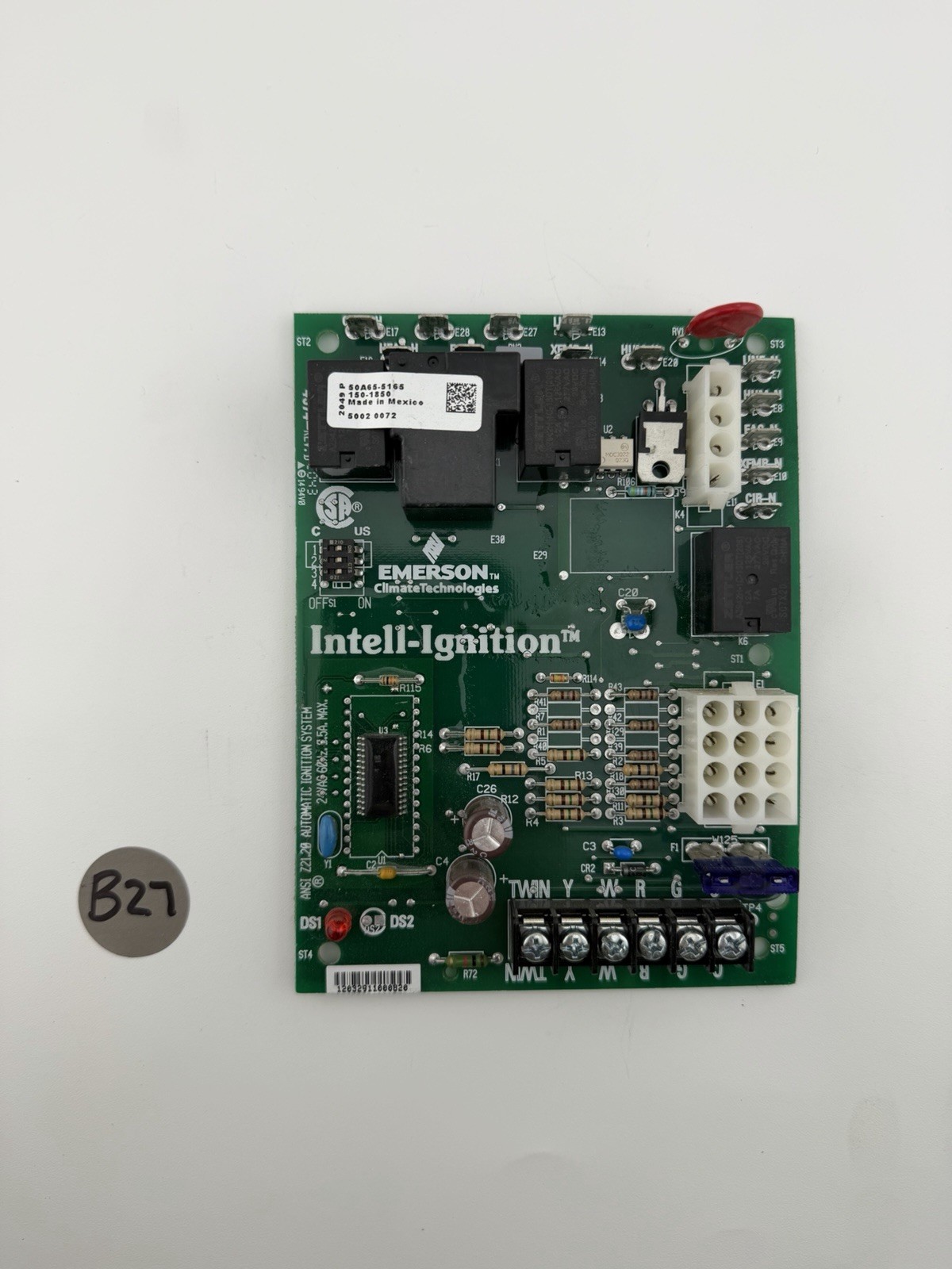 EMERSON 50A65-5165 Furnace Control Circuit Board 150-1850 used