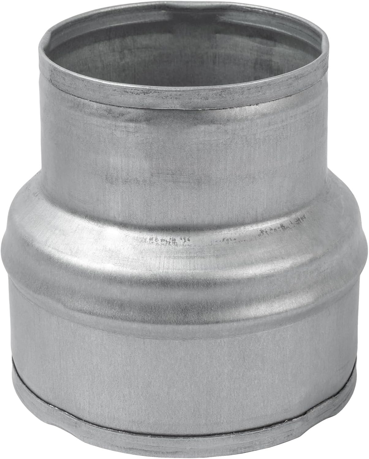 4 to 3 Inch Steel Round Duct Reducer for Ventilation Systems