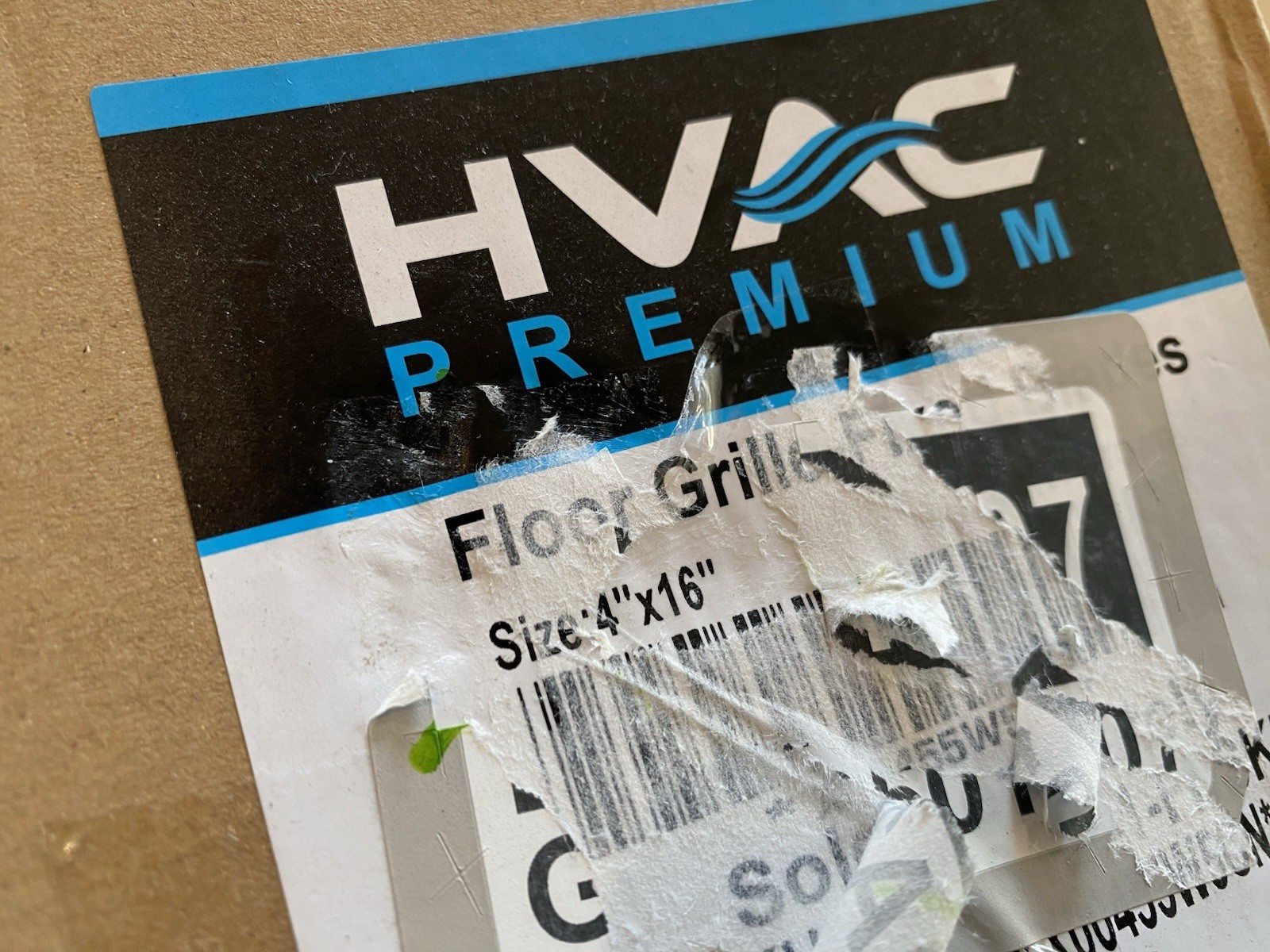 HVAC Premium 4″ X 16″ or 16″ X 4″ Heavy Duty Walkable Floor Grille Fixed Blade