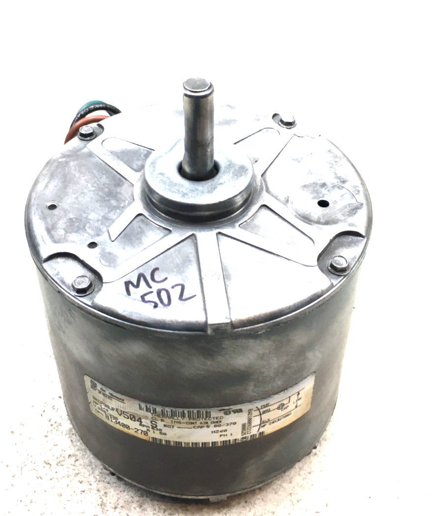 GE 5KCP39JFV504S Condenser Motor B13400-270 1/4HP 230V 830RPM used #MC502