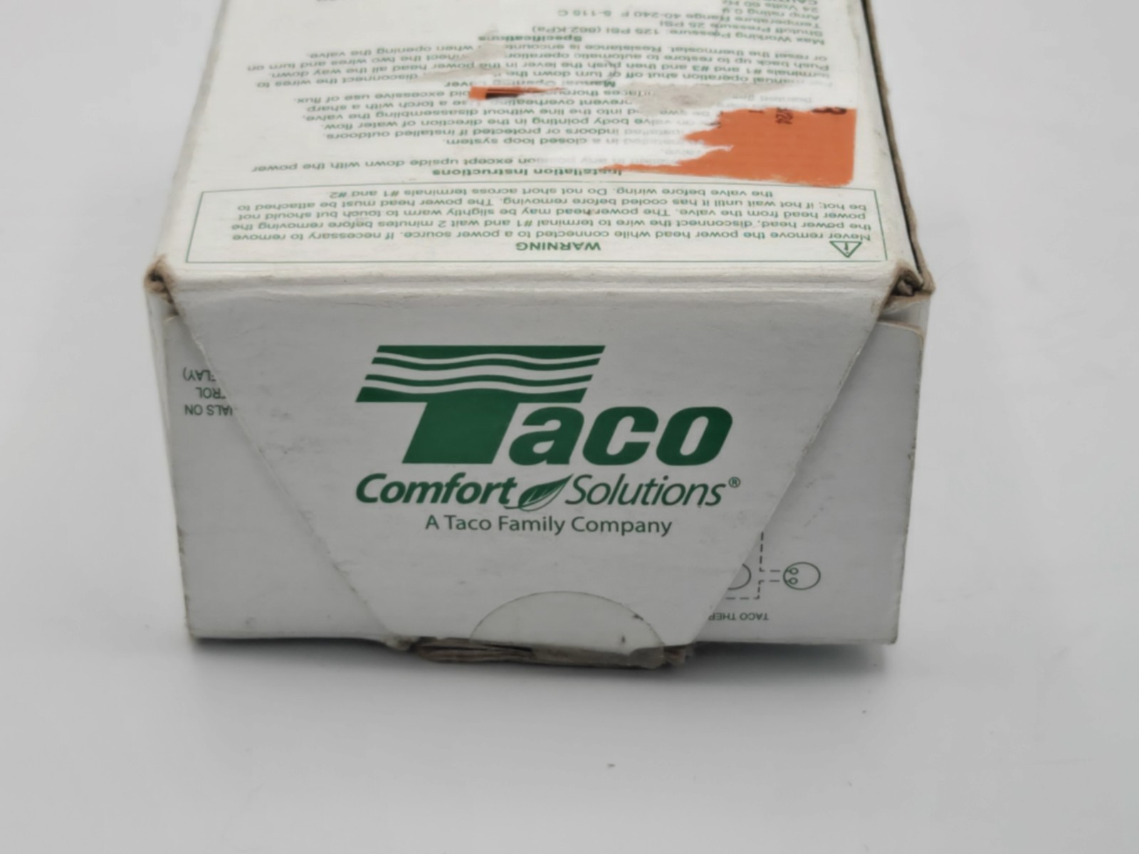 Open Box – Taco Gold Series 571-2 – 3/4-Inch Sweat 2-Way Zone Valve A1047