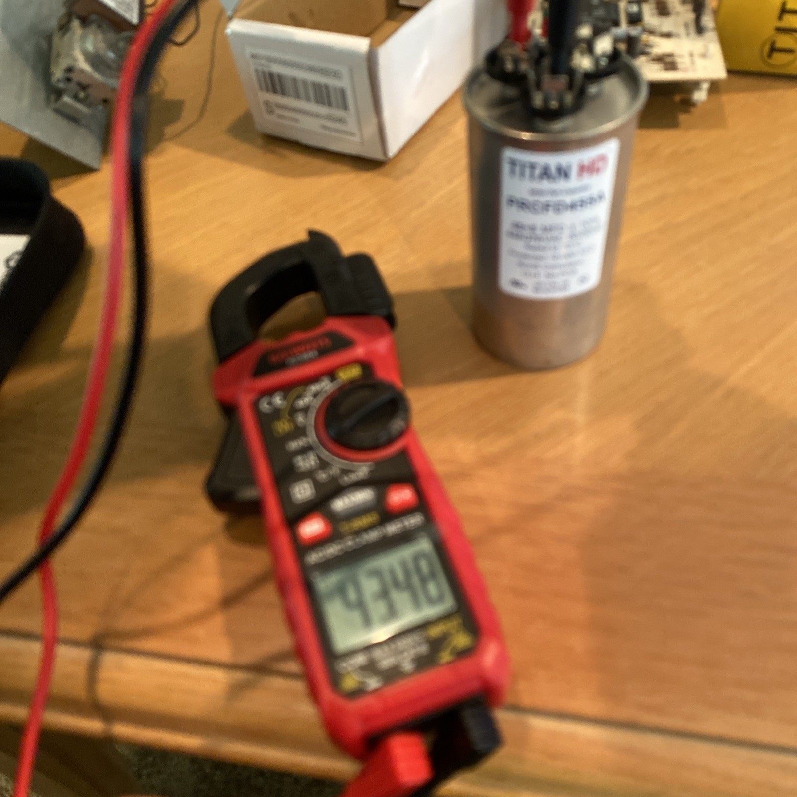 Titan HD 45 Plus 5 MFD, 440-Volt/370-Volt Dual Voltage PRCFD455A Capacitor