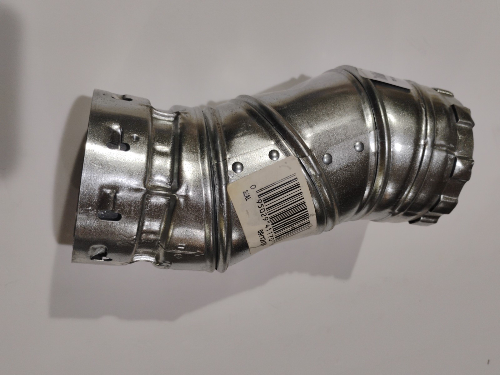 AMERICAN METAL PRODUCTS 3EAL ADJUSTABLE VENT ELBOW 3″ ALUMINUM 90 DOUBLE WALL