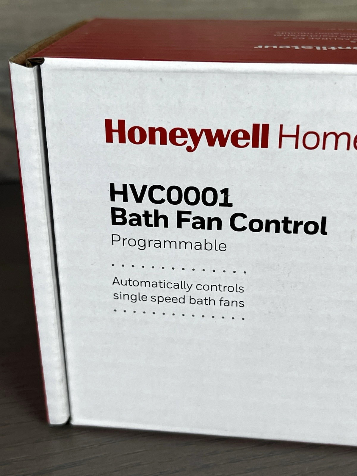 Honeywell HVC0001 Digital Tradeline Bath Fan Control 120 VAC 60 Hz 122 deg F New