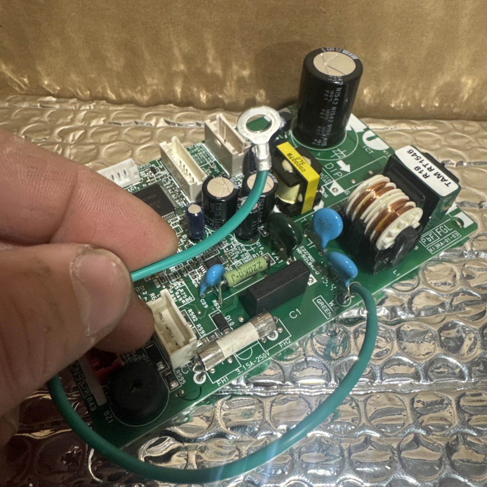 Fujitsu OEM Control Board K13RA-1400HSE C4 | TAM RT1546 R19 | HVAC PCB