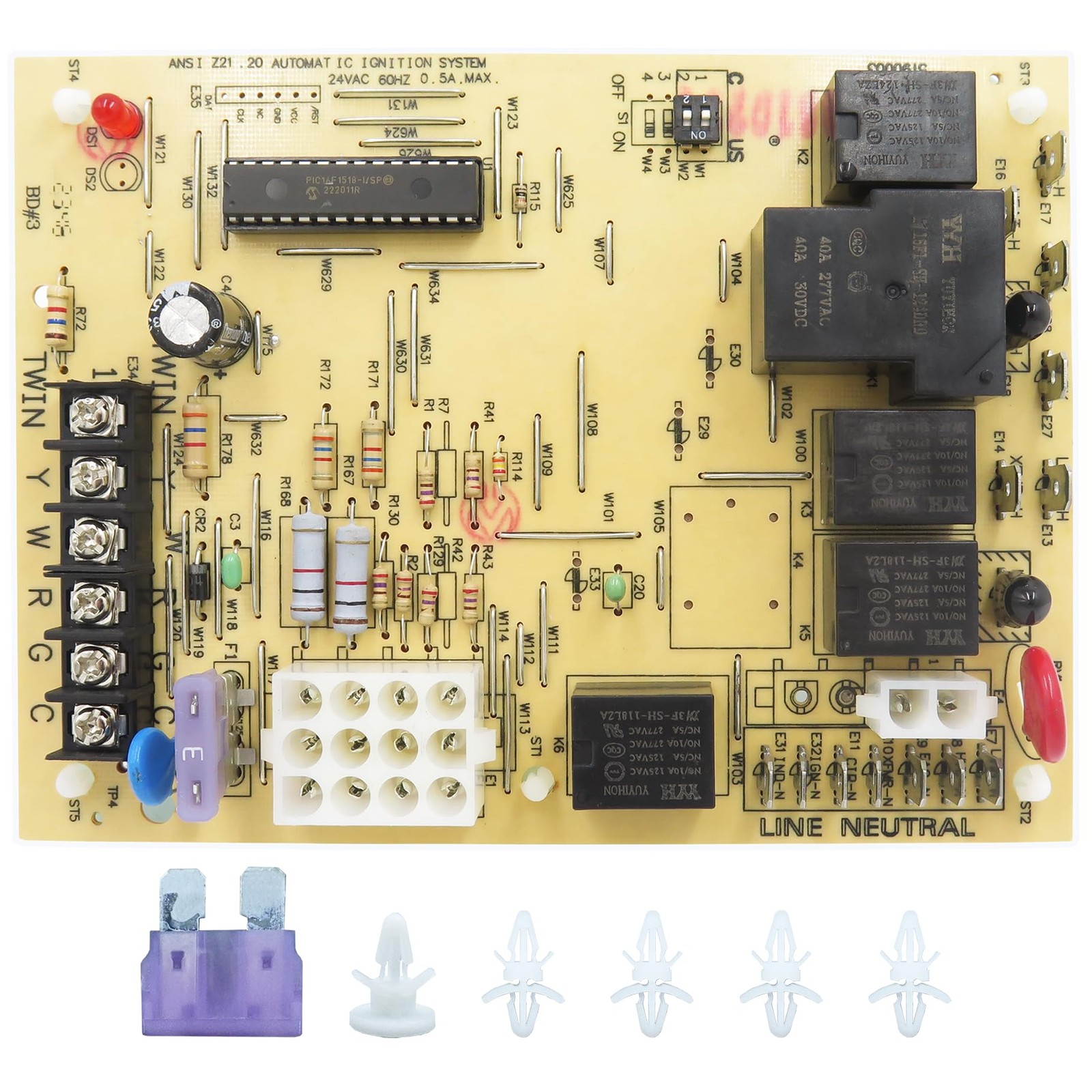 Furnace Control Board 50A55-743,Replacement for Amana/Goodman Furnace Control Ci