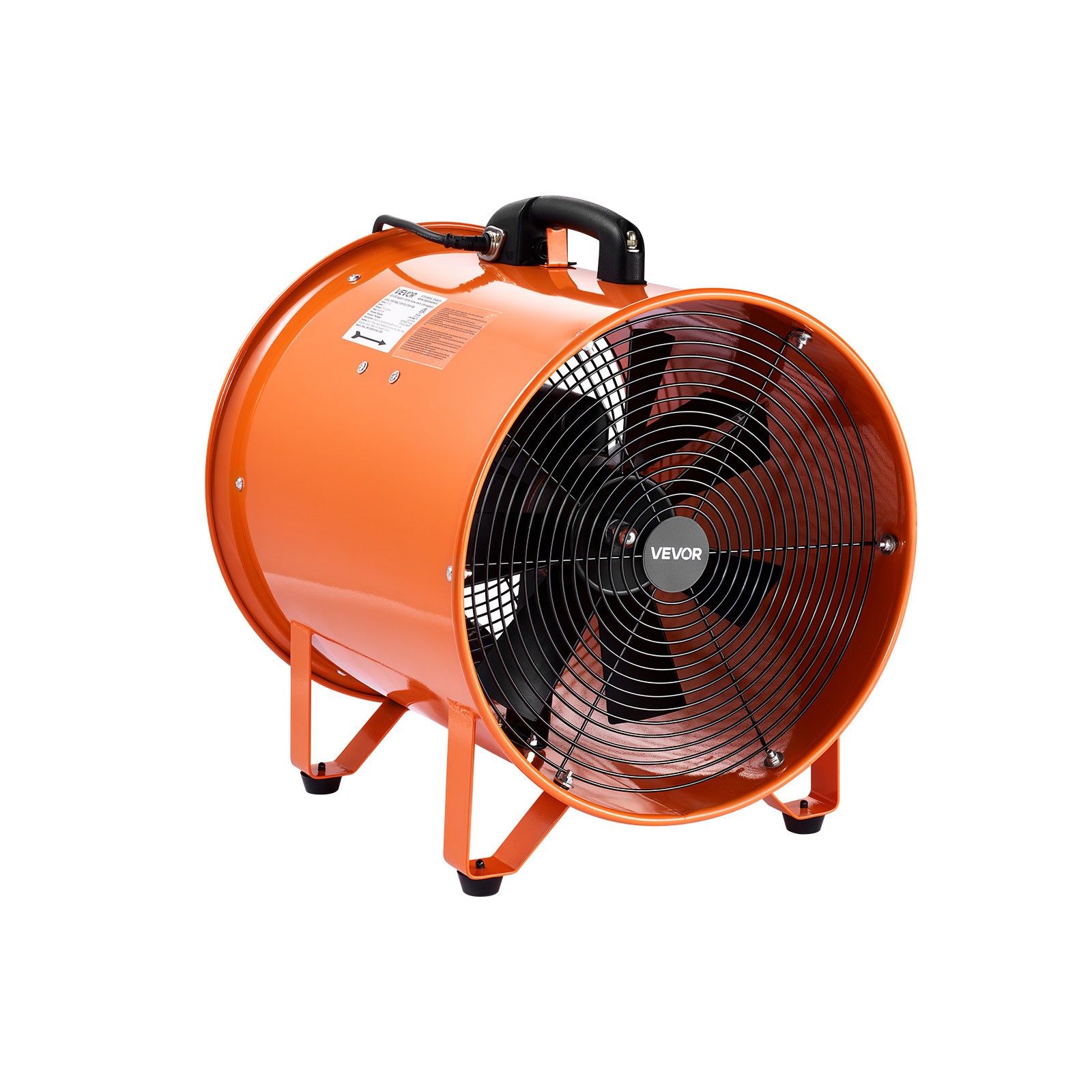 VEVOR 16″ Extractor Fan Blower Portable 10m Duct Hose Ventilator Industrial