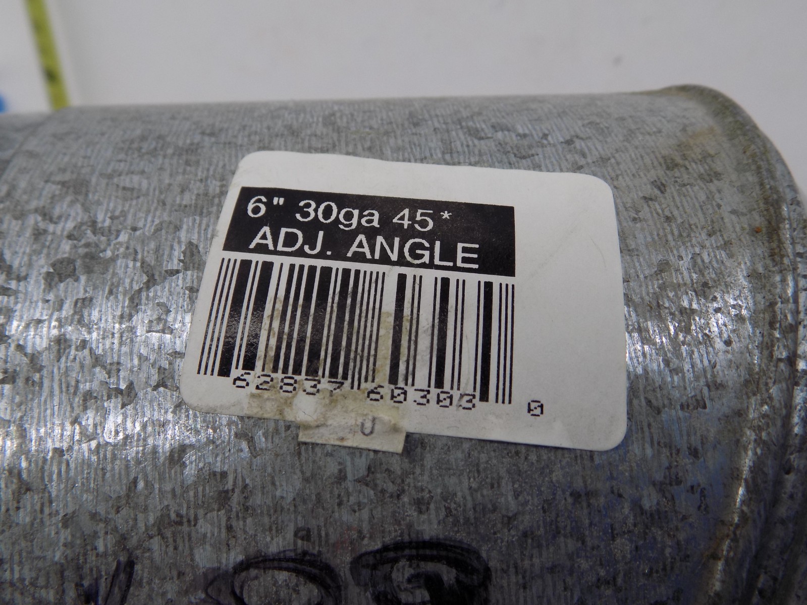 NEW LOT OF 4 HVAC 45 Degree Round Adjustable Duct Elbow Galvanized Steel 6″