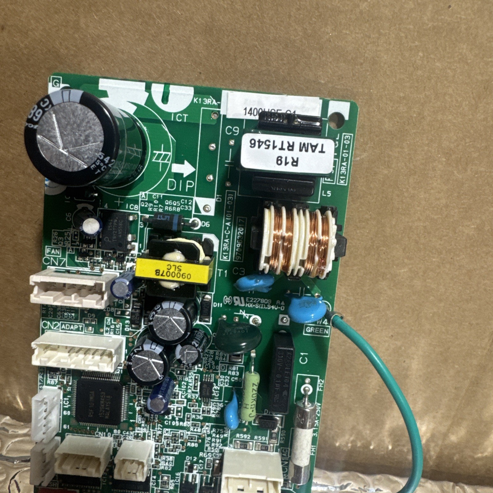 Fujitsu OEM Control Board K13RA-1400HSE C4 | TAM RT1546 R19 | HVAC PCB