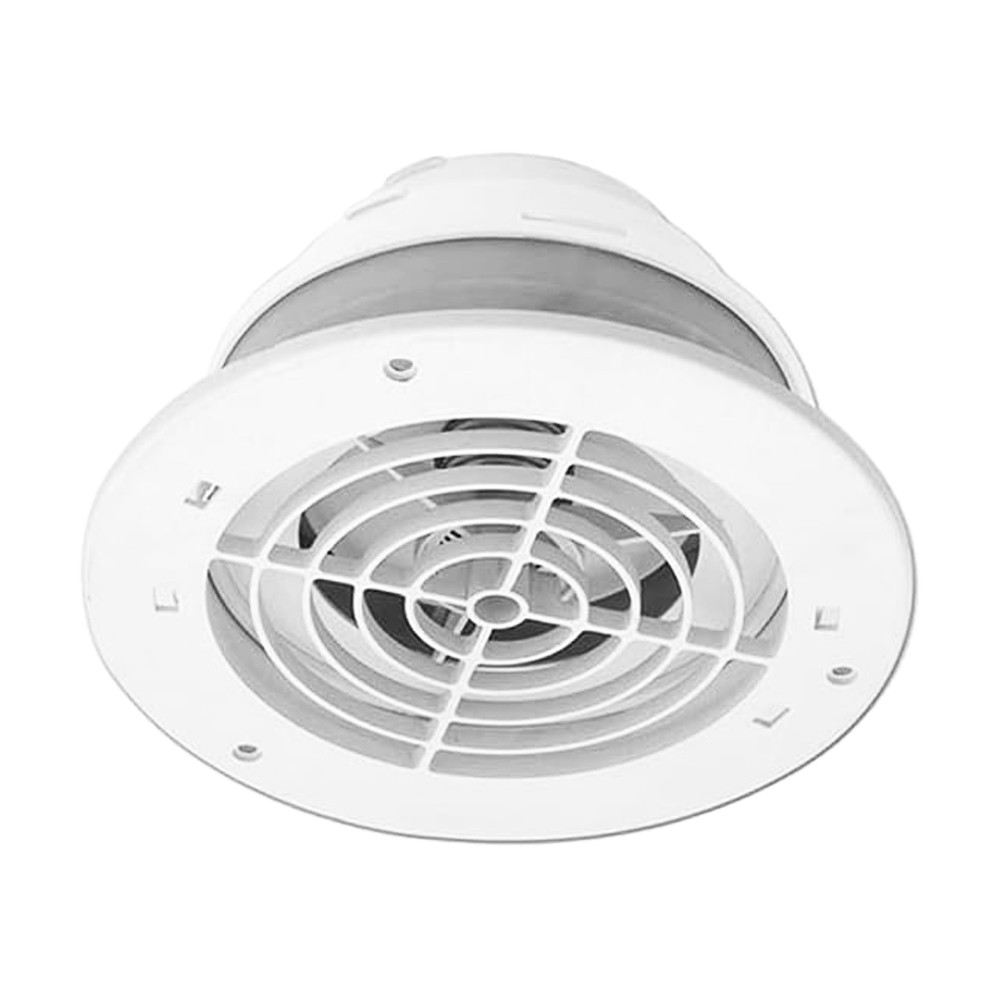 Dundas Jafine SEVZW Soffit Exhaust Vent 4 5 6″ Frost-Free Damper White HVAC