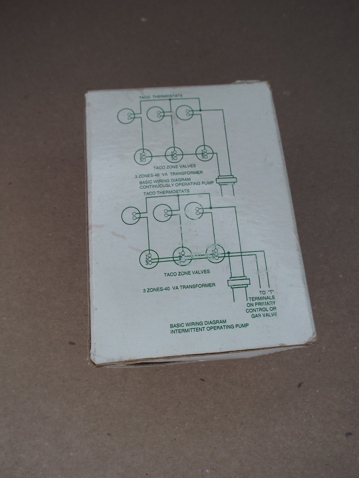 Taco Zone Valve 2 Way Gold Series 571-2 / 3/4″ 24V 125 PSI New Open Box – (Read)