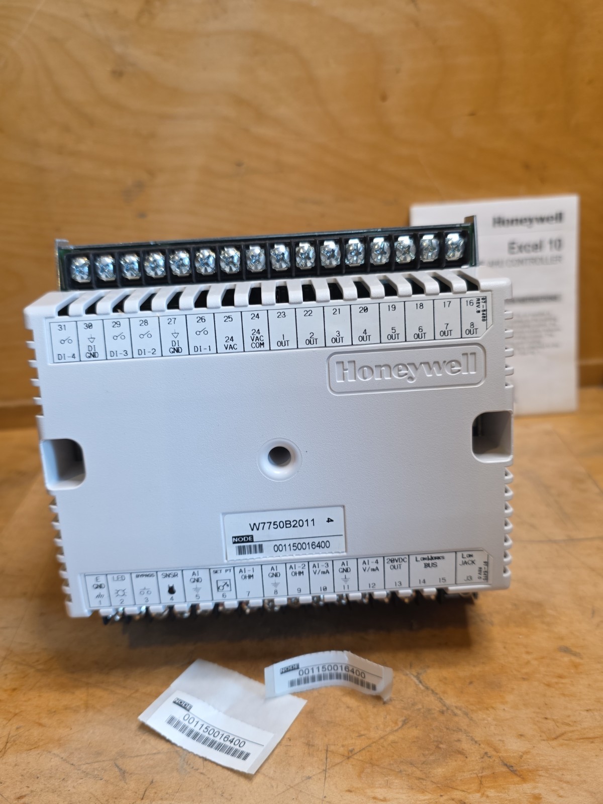 Honeywell W7750B2011 Constant Volume Air Handling Unit Excel 10