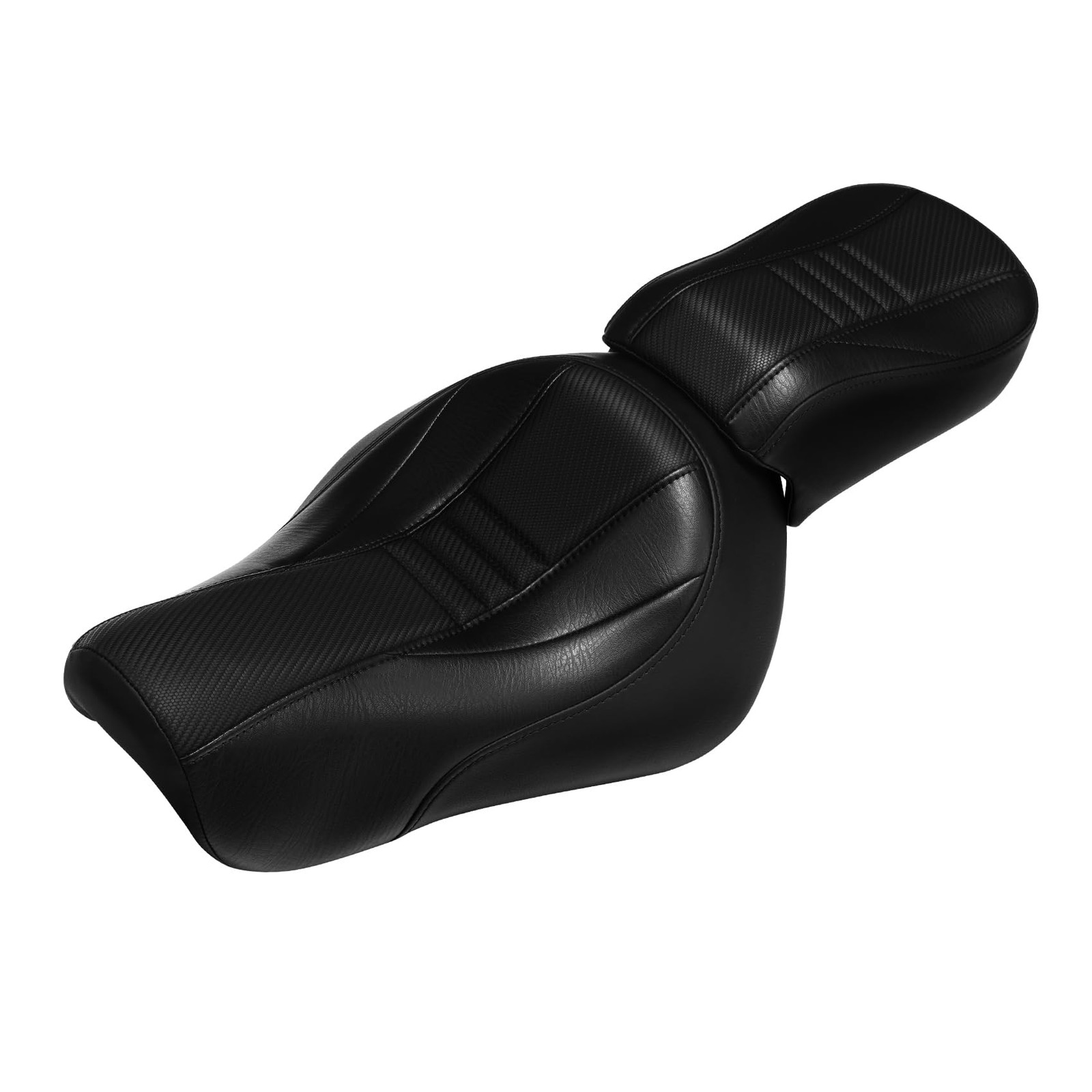 Black 2-Up Driver Rider Passenger Seat Fits Iron 883 XL883N 2016-2022