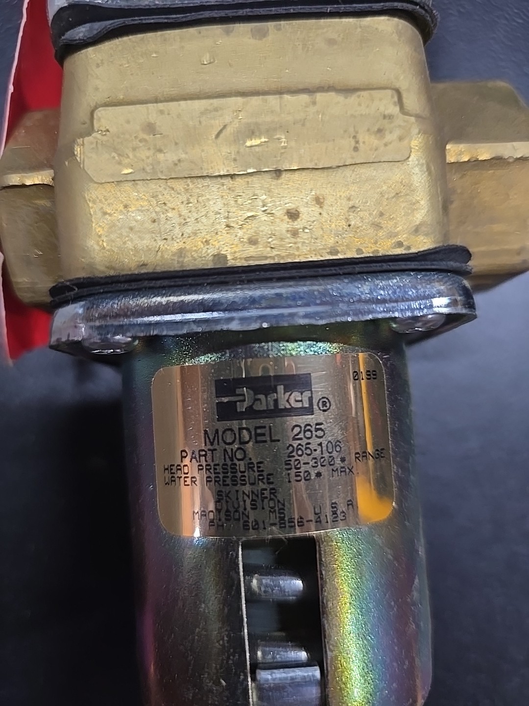 DAIKIN/McQuay/Parker Water Regulating Valve 802026162/265-106 (BRAND NEW)