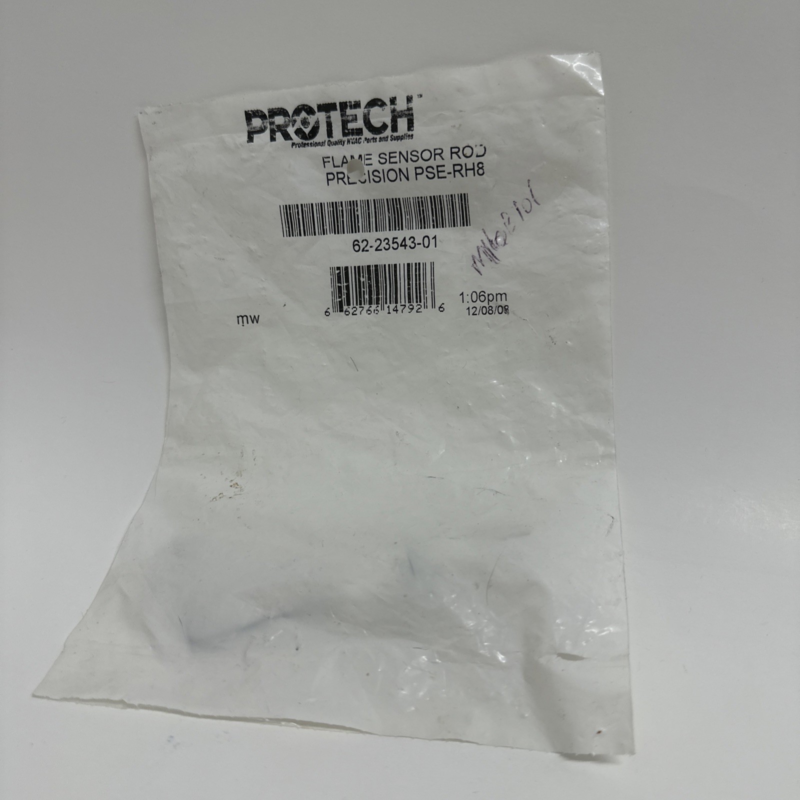 PROTECH 62-23543-01 Flame Sensor for Rheem Ruud Gas Central Furnace