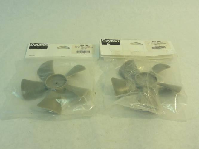 196706 New-No Box; Dayton 5JLN0 Lot-2 Propellers; 3/16″ID; 5″ OD