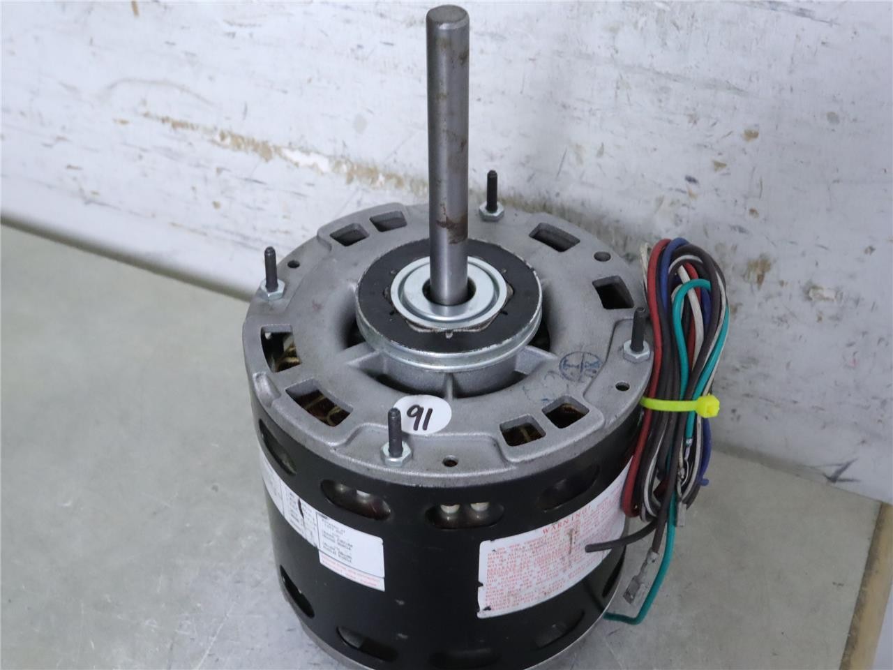 EconoMaster F48AD25A01 Furnace Blower Motor 1/2HP 1075RPM 115V 3SPD EM3587