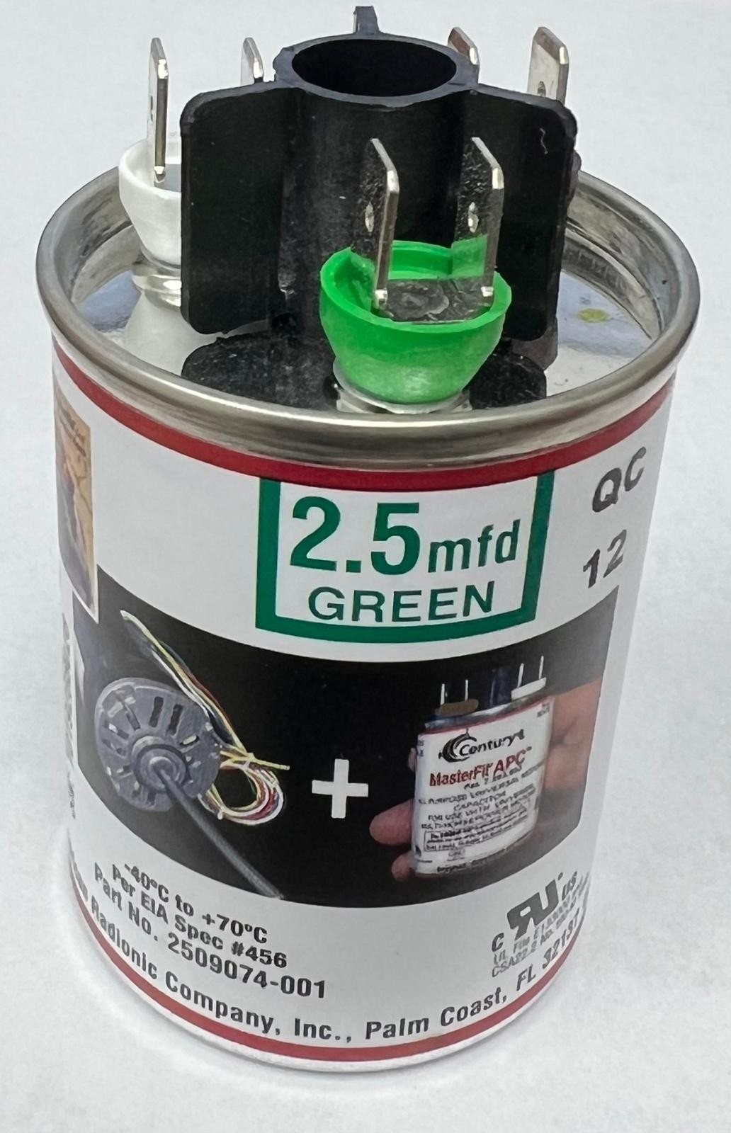 Century MasterFit Pro APC 2509074-001 Run Capacitor 5/7.5/10/12.5/15 MFD NEW