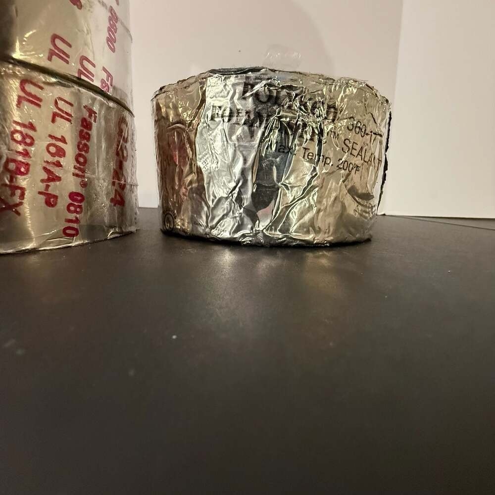 Lot of 5 HVAC Aluminum Foil & Mastic Sealant Tapes