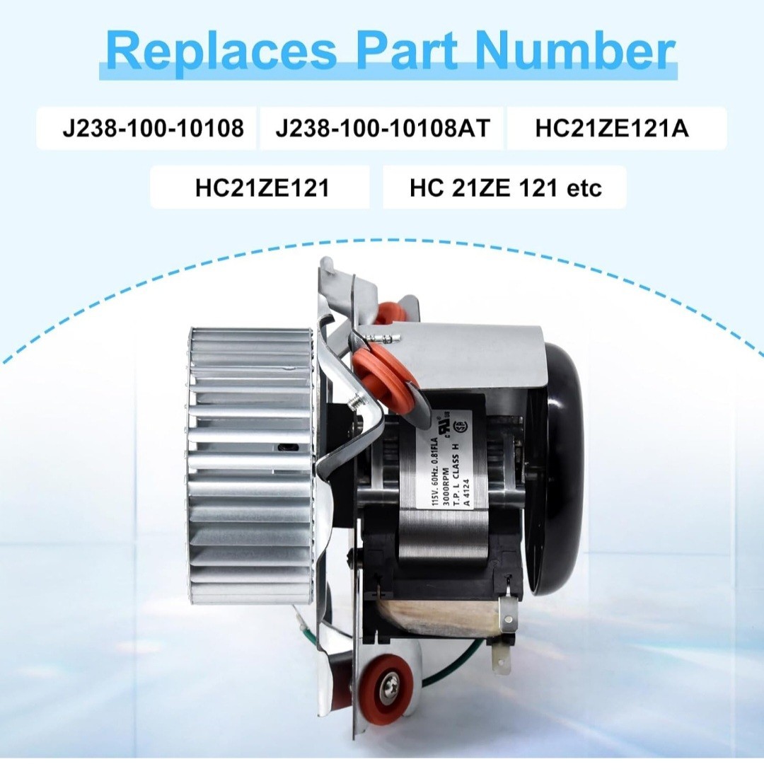 HC21ZE122A, J238-112-11202 Draft Inducer Motor Kit For Carrier Bryant Payne 2977