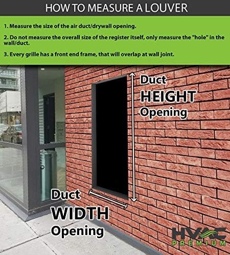 HVAC Premium 12″W x 12″H Aluminum Exterior Gable Louver Vent for Walls & Crawl..