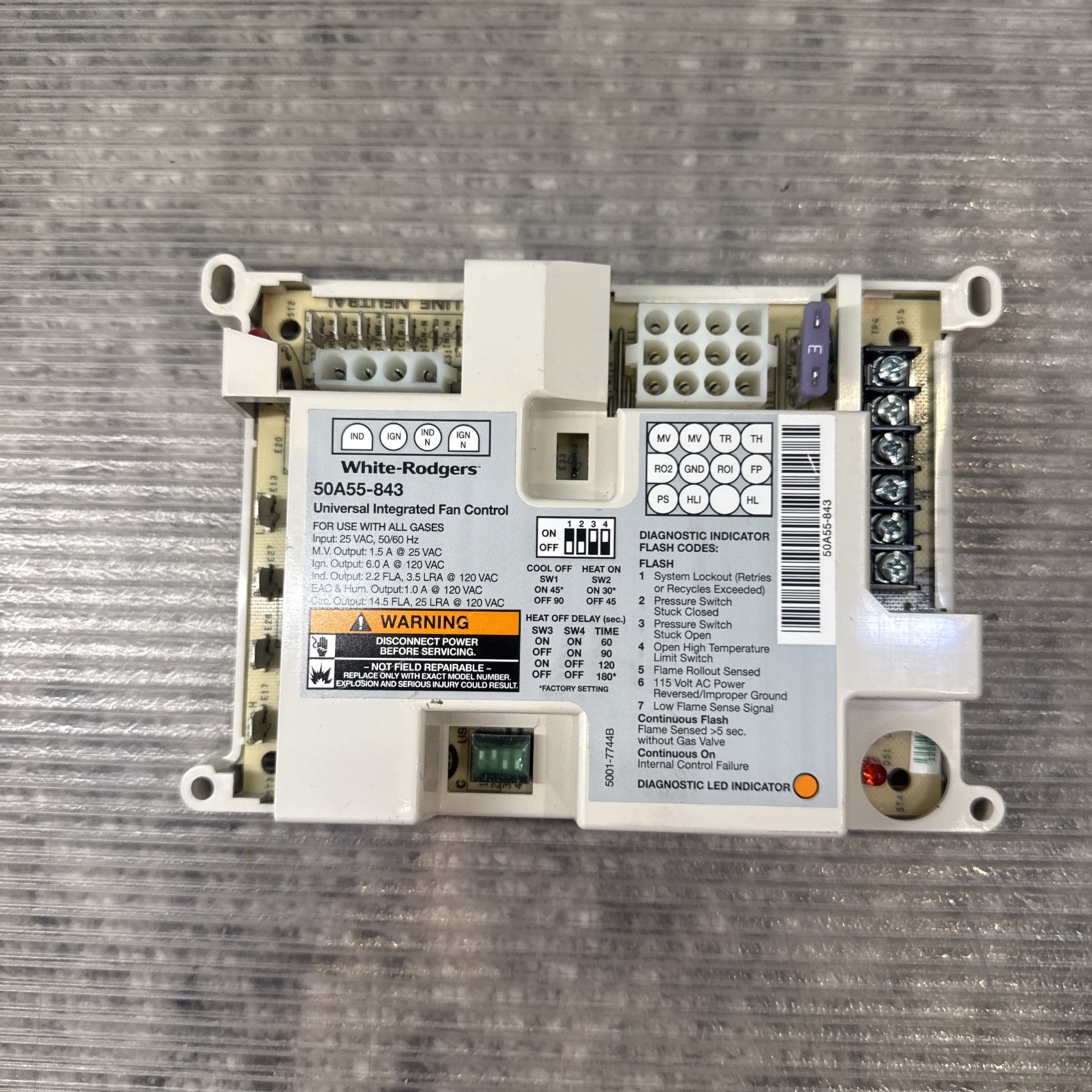 White-Rodgers 50A55-843 Furnace Control Board