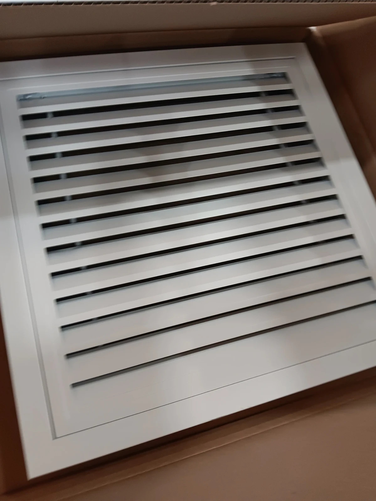 20″ x 20″ Aluminum Return Grille, Return Air Vent Cover Linear Bar Removable Gri