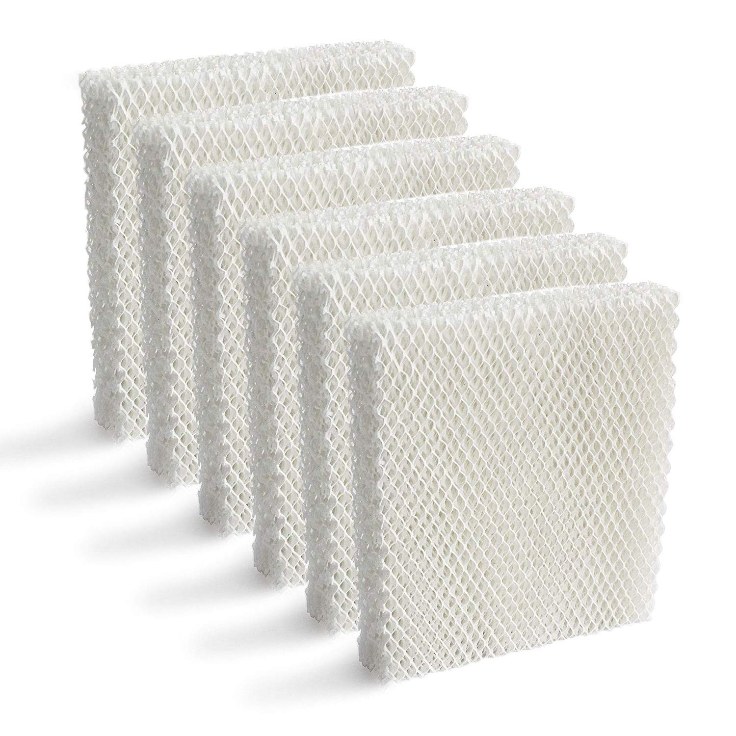 Lemige 6 Pack Humidifier Wicking HFT600 Filters T 6 Pack-White, 6 Pack-white