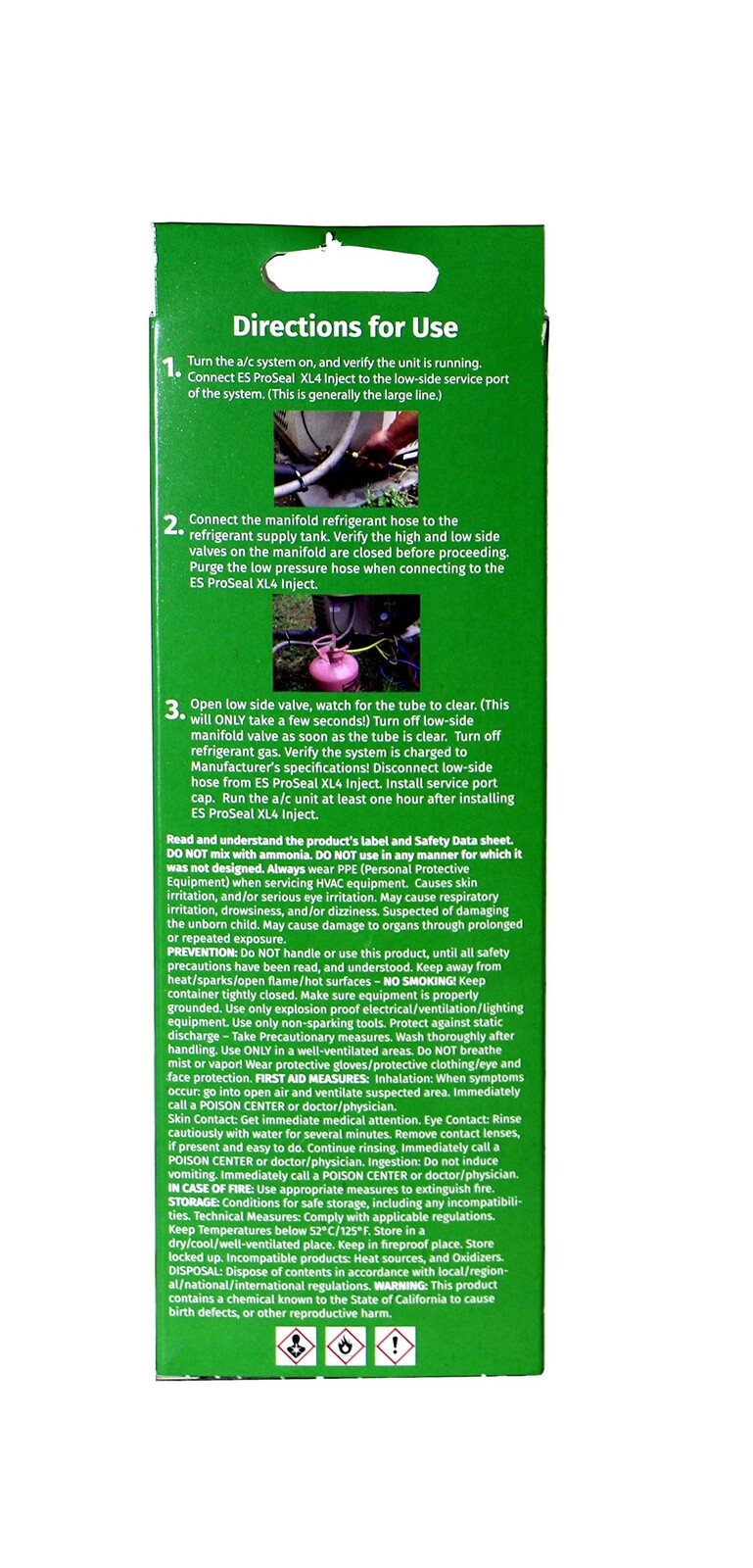 ENVIRO-SAFE Direct Inject ProSeal XL4 1.5-5 ton Inject Stop Leak R-22 Home Co…