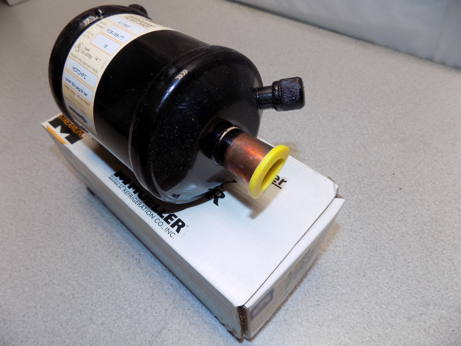 New Mueller Suction In Line Filter Drier A 17227 5/8 Solder CFC HCFC HFC R134 AC