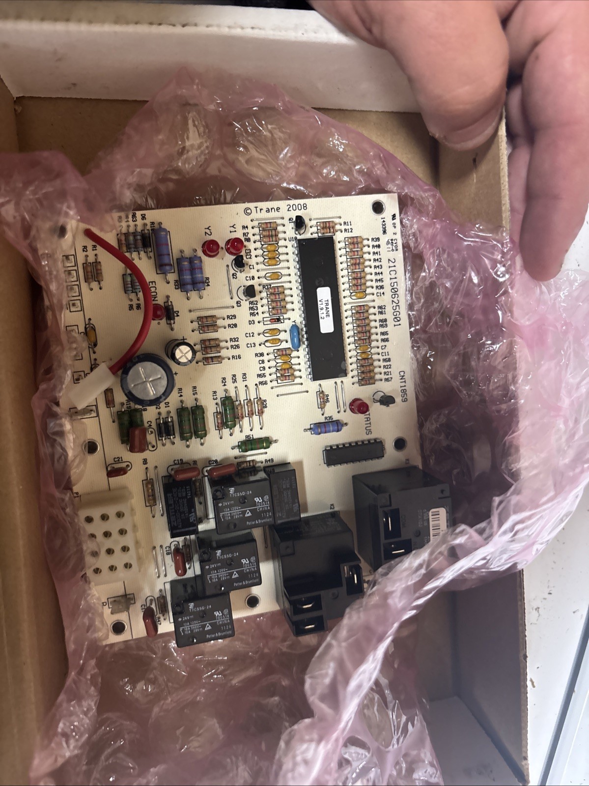 AMERICAN STANDARD TRANE Control Board 21C150625G01 CNT1859 used #D492