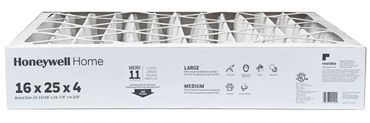 Honeywell Fc100A1029 2 – 16 X 25 X 4 Pleated Air Filter Merv 11 Bundle Same Day