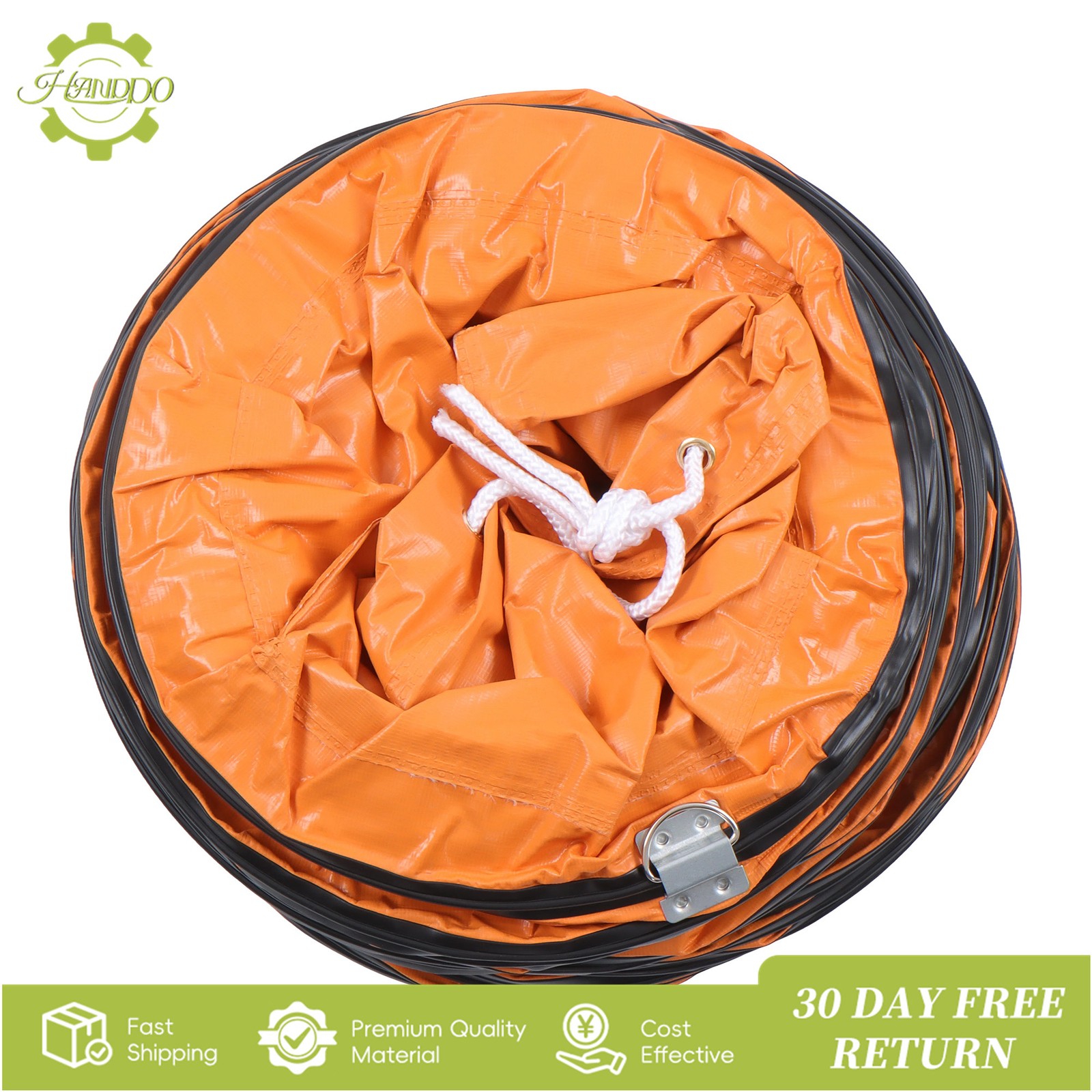 12″×16ft PVC Flexible Duct Hose, HVAC Duct Hosing Flame Retardant for Ventilator