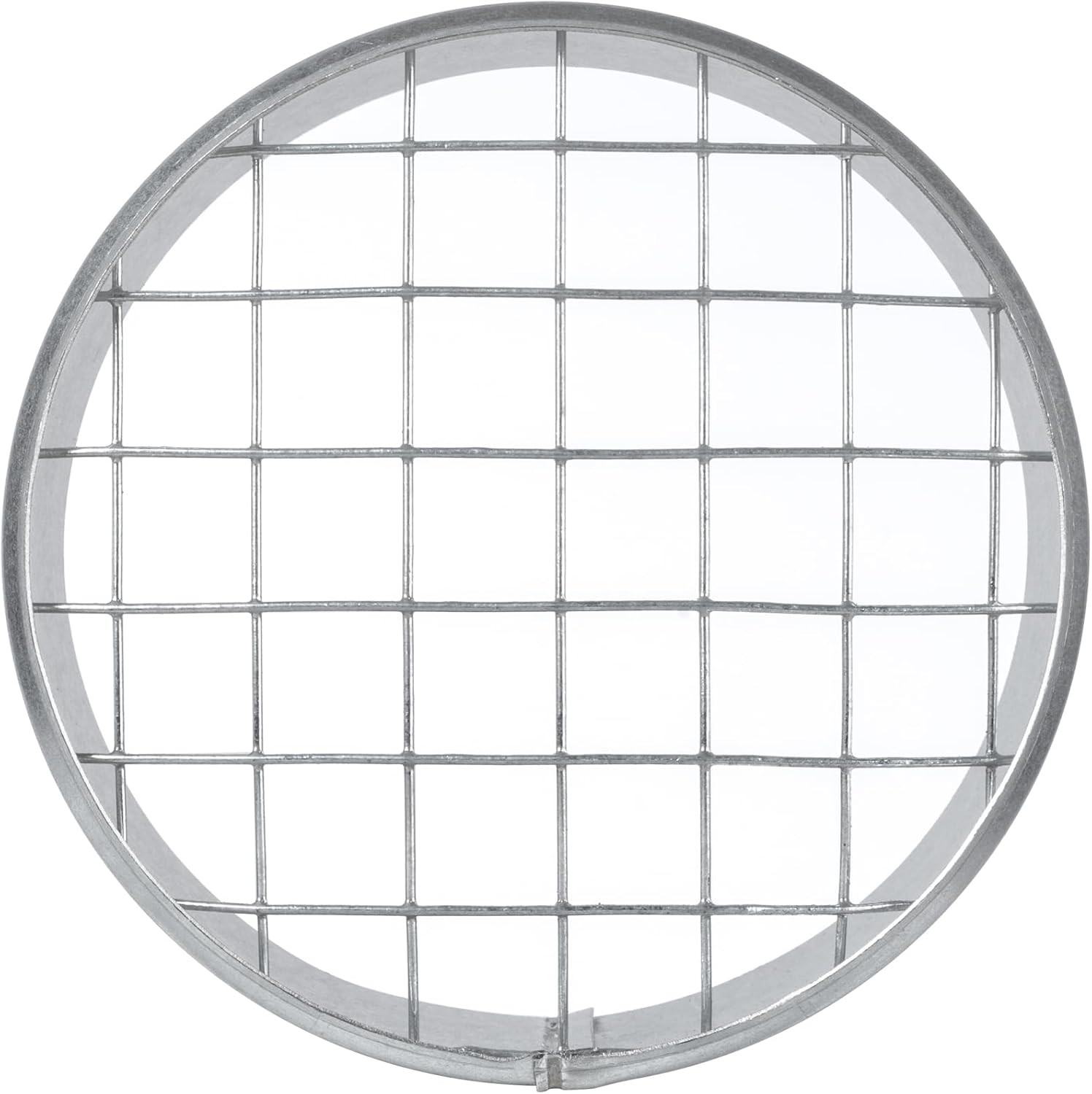 Ø4 Inch Duct Cover – Galvanized Steel Round Duct Cap with Mesh Screen – HVAC …