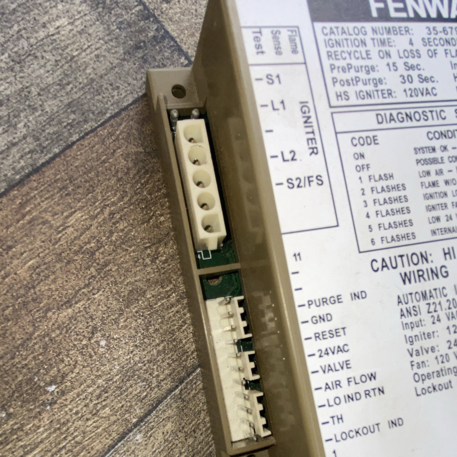 Fenwal Automatic Ignition Control Module 24 VAC 3.1A MPN 35-679927-561
