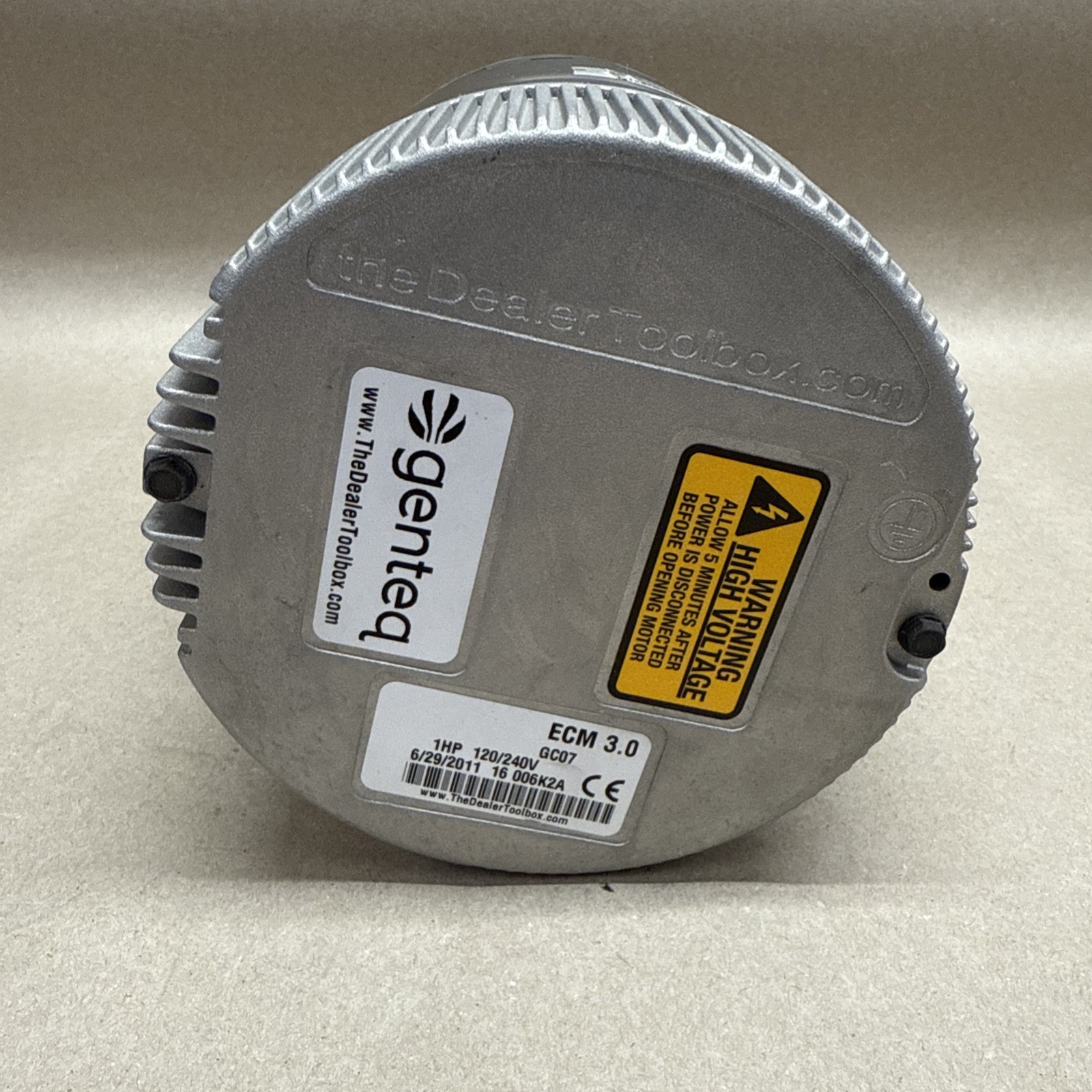 Genteq ECM 3.0 HD52RE122 Blower Motor 5SME39SXL3008A. GC07 1HP