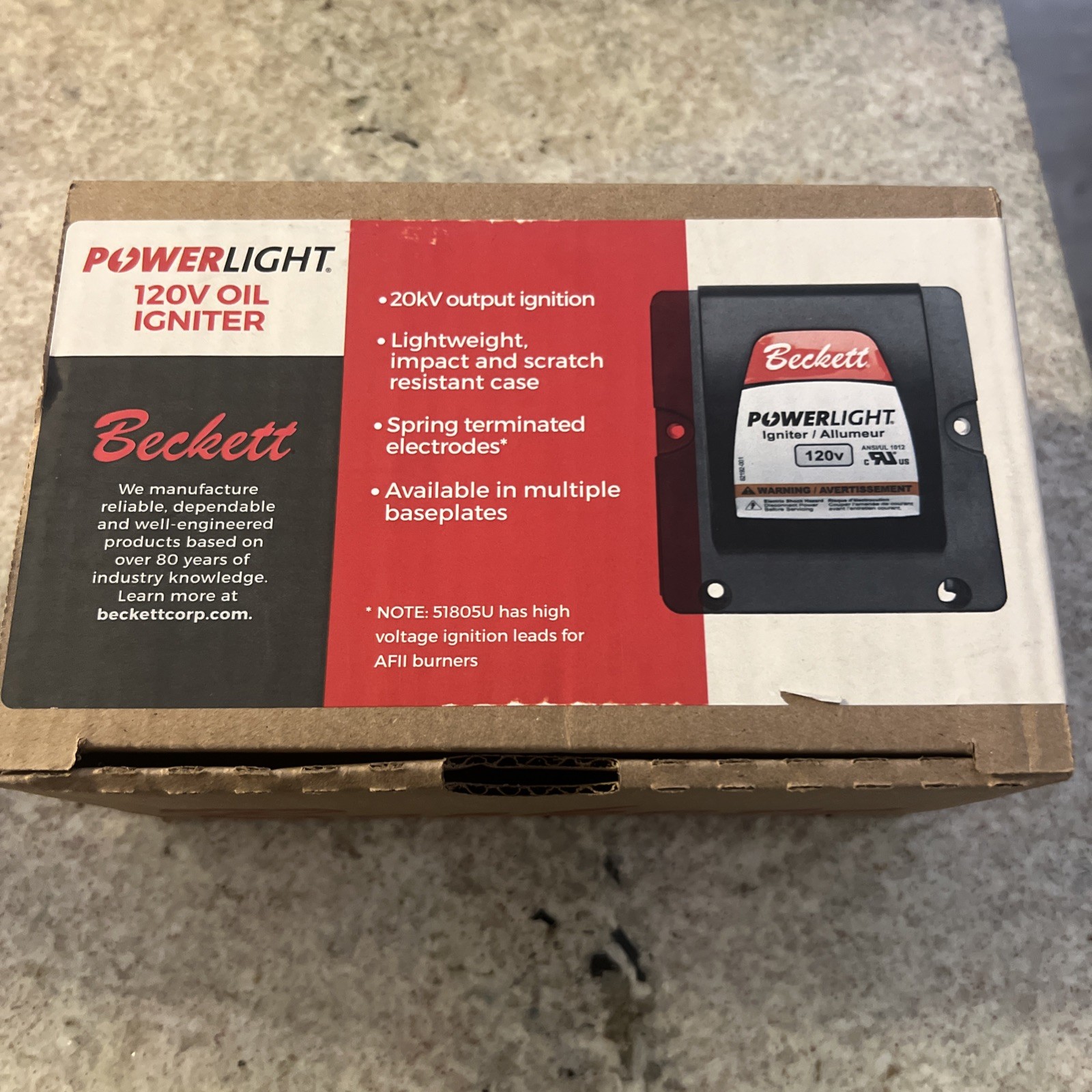 Beckett 51771U 120V Ignitor