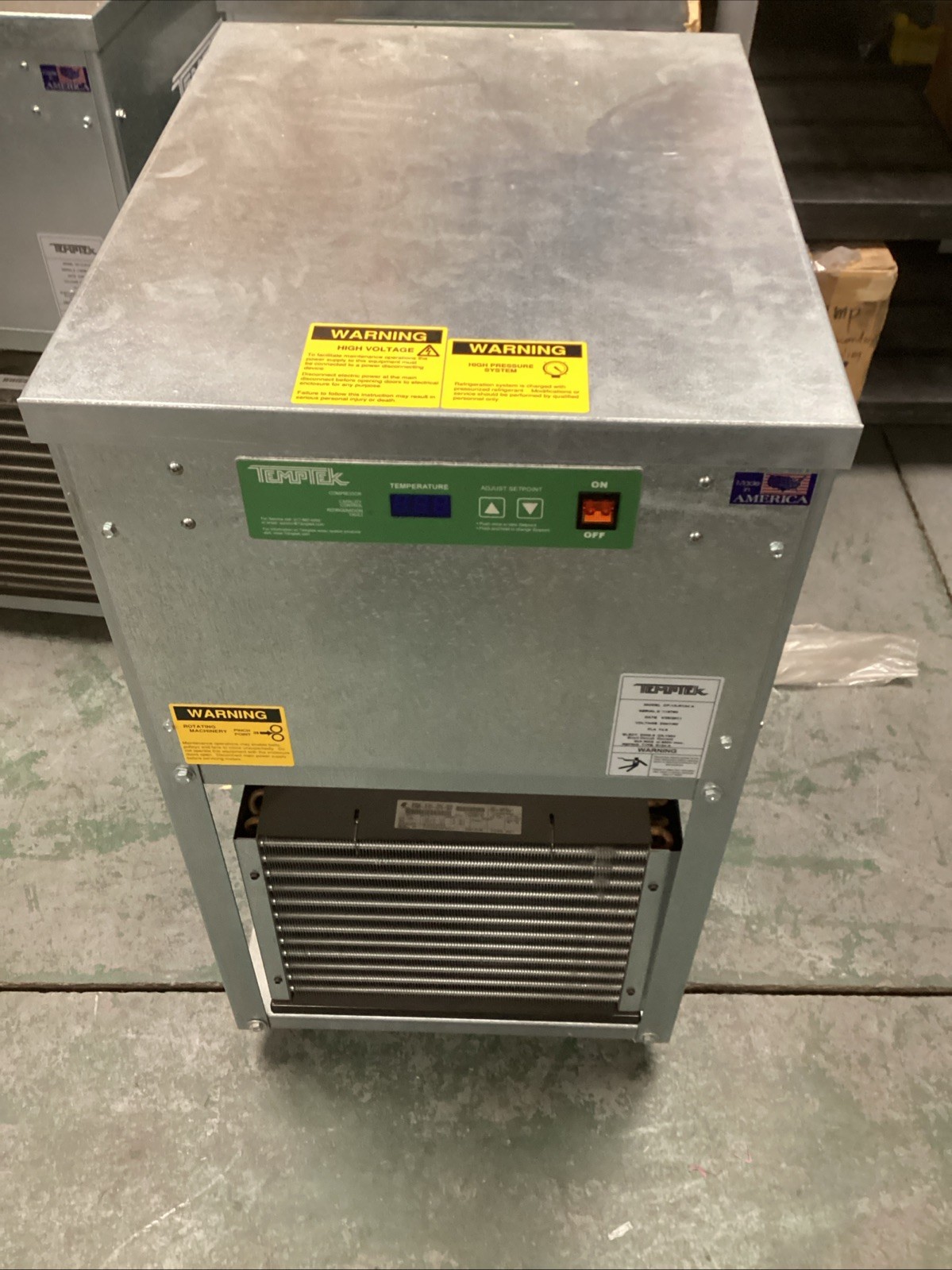 Temptek CF-1A-R134A Industrial Refrigeration Chiller T-758S