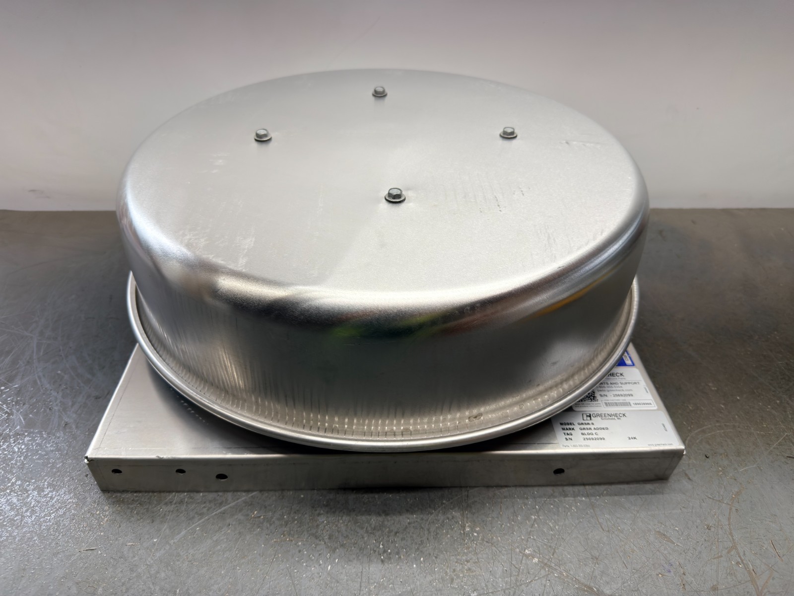 Greenheck / GRSR-8 / Spun Aluminum Gravity Ventilator / New Open Box