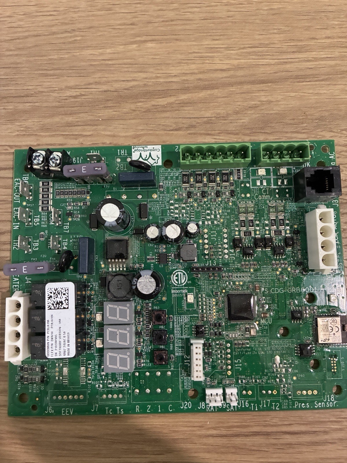 Goodman PCBJA105 Air Handler Control Board DKNIH-PCBJA106 Version V09 AB1 Tested