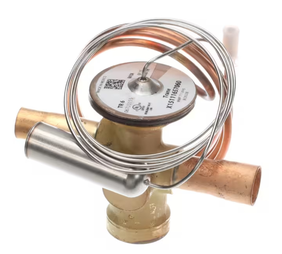Trane X15111657060 Thermal Expansion Valve/TXV, 6 Ton, 3/8″ In, 1/2″ Out, R410A