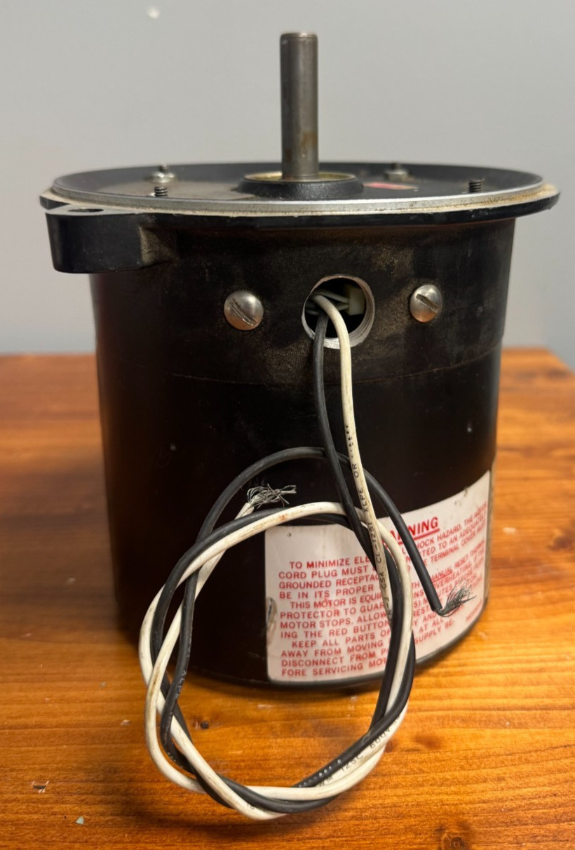 Sid Harvey A39-5 Oil Burner Motor 1/6 HP 115V 3450 RPM 48 Frame Single Phase